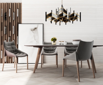 Modern Dining Table And Chairs-ID:405019924