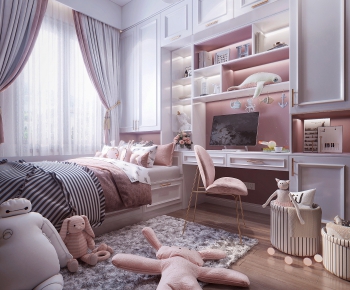 Nordic Style Girl's Room Daughter's Room-ID:713522195