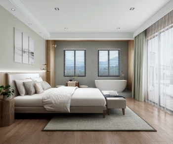 New Chinese Style Bedroom-ID:681237459