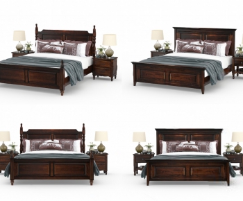 Modern Double Bed-ID:657067991