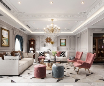 European Style A Living Room-ID:569315491