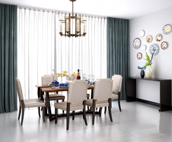 Modern Dining Table And Chairs-ID:545336252
