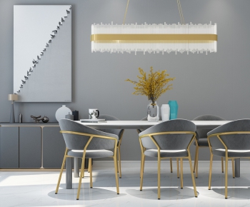 Modern Dining Table And Chairs-ID:141398745