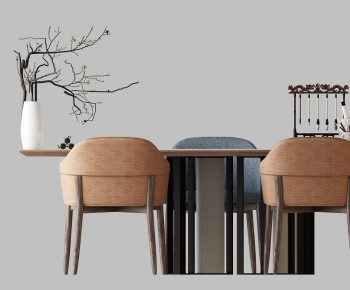 New Chinese Style Dining Table And Chairs-ID:287092585