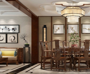 New Chinese Style Dining Room-ID:473439559