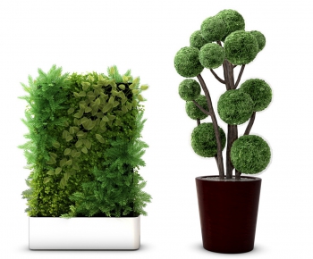 Modern Potted Green Plant-ID:600379995