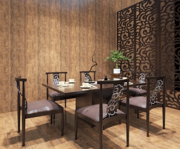Chinese Style Dining Table And Chairs-ID:370202922