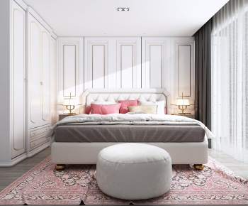 Simple European Style Bedroom-ID:533781149