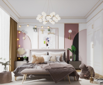 Nordic Style Bedroom-ID:507638452