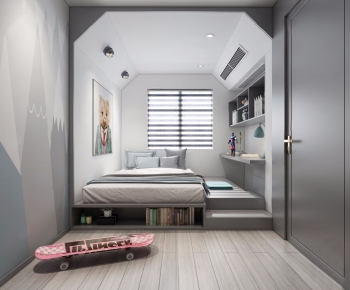 Nordic Style Bedroom-ID:999552684