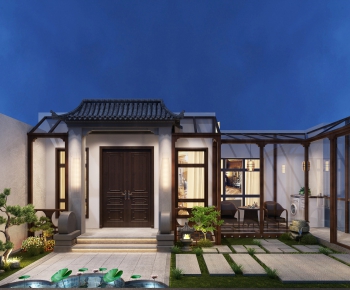 New Chinese Style Courtyard/landscape-ID:913193734