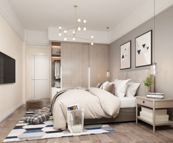 Nordic Style Bedroom-ID:583221771