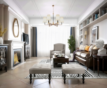 American Style A Living Room-ID:286774783
