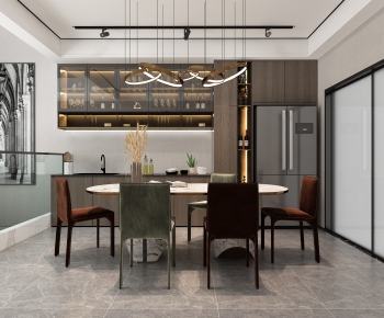 New Chinese Style Dining Room-ID:919985659