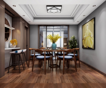 New Chinese Style Dining Room-ID:892926393
