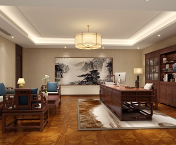 Chinese Style Manager's Office-ID:865959161
