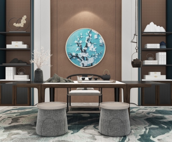 New Chinese Style Tea Tables And Chairs-ID:512335447
