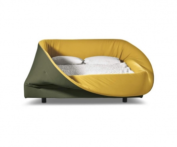 Modern Double Bed-ID:527971526