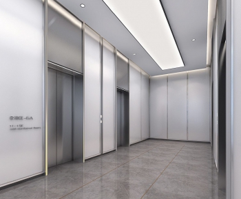 Modern Corridor Elevator Hall-ID:979681578