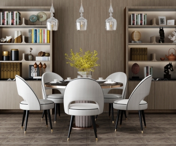 Modern Dining Table And Chairs-ID:118624463