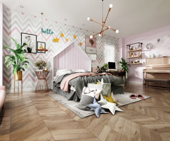Nordic Style Bedroom-ID:355356995
