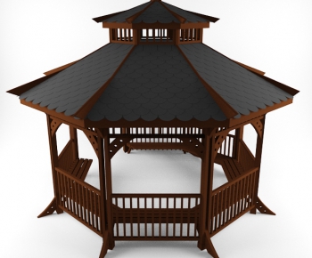 Chinese Style Building Component-ID:995389425