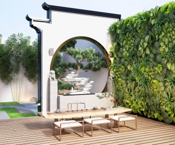 New Chinese Style Courtyard/landscape-ID:807946629