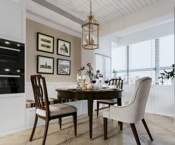 American Style Dining Room-ID:566831949