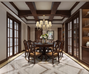 American Style Dining Room-ID:427263933