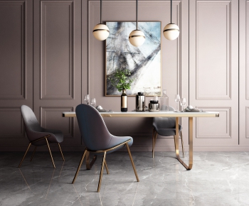 Modern Dining Table And Chairs-ID:137433448