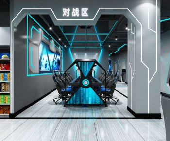 Industrial Style Internet Cafe-ID:143370763