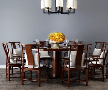 New Chinese Style Dining Table And Chairs-ID:978248162