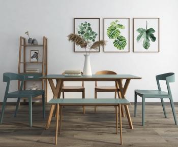 Nordic Style Dining Table And Chairs-ID:448166293