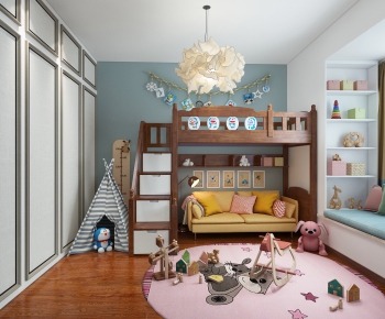 Simple European Style Children's Room-ID:697111772