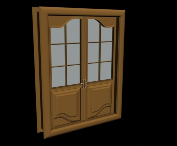Modern Solid Wood Door-ID:940367645