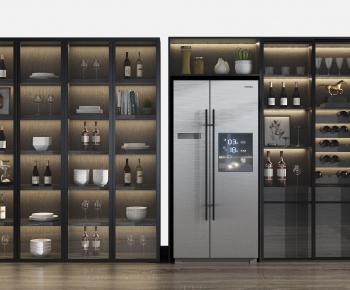 Modern Wine Cabinet-ID:407205822