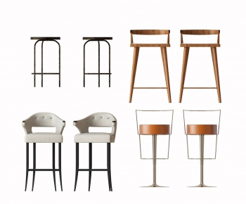 Simple European Style Bar Chair-ID:130898736