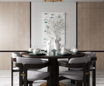 New Chinese Style Dining Table And Chairs-ID:772899134