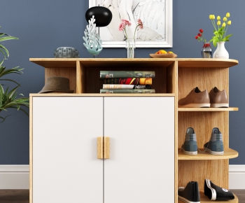 Modern Nordic Style Shoe Cabinet-ID:887102742