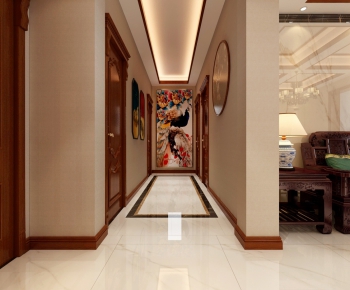 New Chinese Style Hallway-ID:428525819