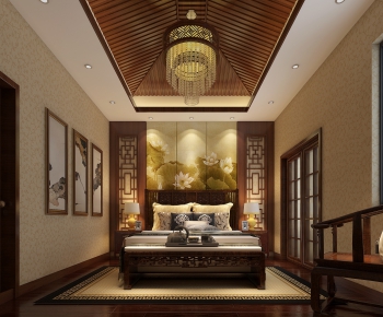 Chinese Style Bedroom-ID:517288835