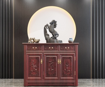 Chinese Style Side Cabinet/Entrance Cabinet-ID:642853926