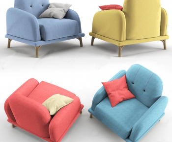 Modern Single Sofa-ID:419698819