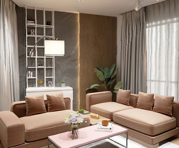 Modern A Living Room-ID:545740586