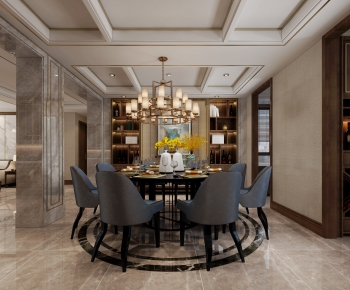 New Chinese Style Dining Room-ID:634870187