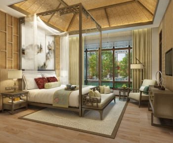 Chinese Style Bedroom-ID:746327944