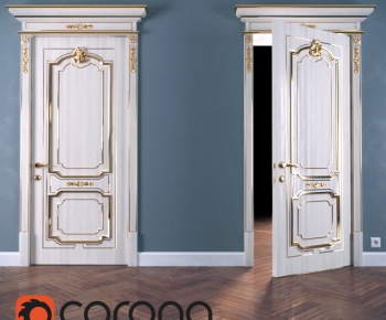 Modern Solid Wood Door-ID:655336624
