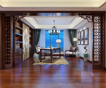 New Chinese Style Study Space-ID:246588763