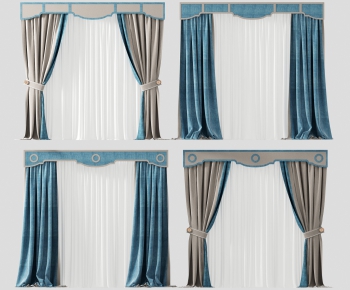 Simple European Style The Curtain-ID:798665216