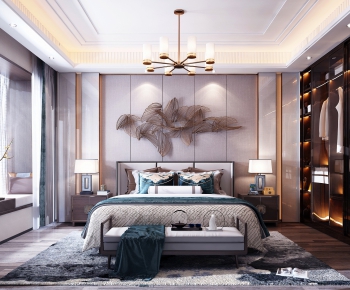 New Chinese Style Bedroom-ID:475774177